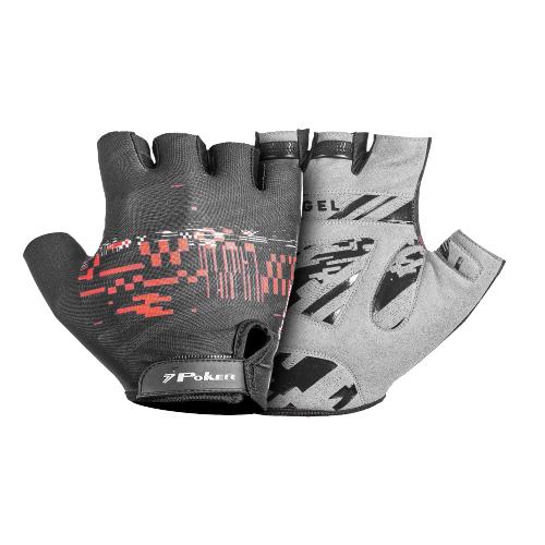Luva Para Bike Antishock 01927pcvcgr Poker