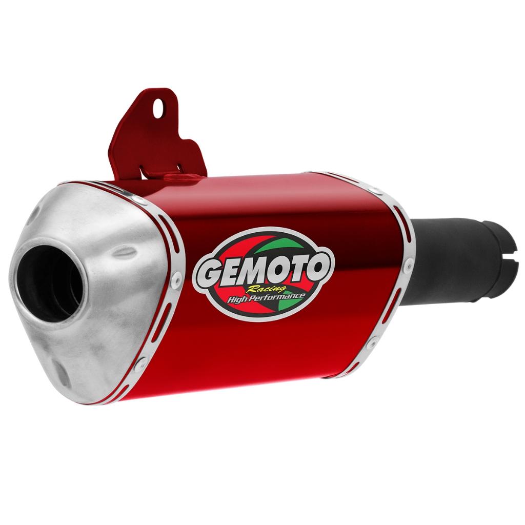 Ponteira Escapamento Escape Moto Gemoto Racing 3 Trioval Twister 2016 2017 2018 2019 2020 Em Aço