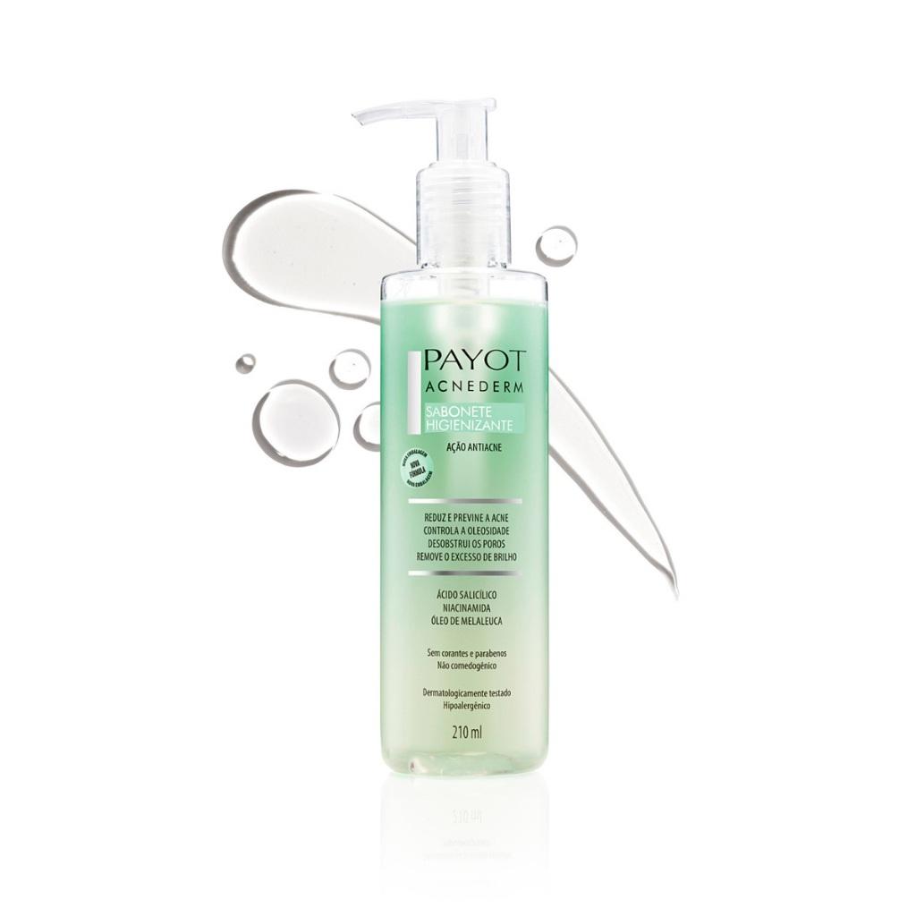 Sabonete Líquido Higienizante Facial Acnederm Payot 210ml