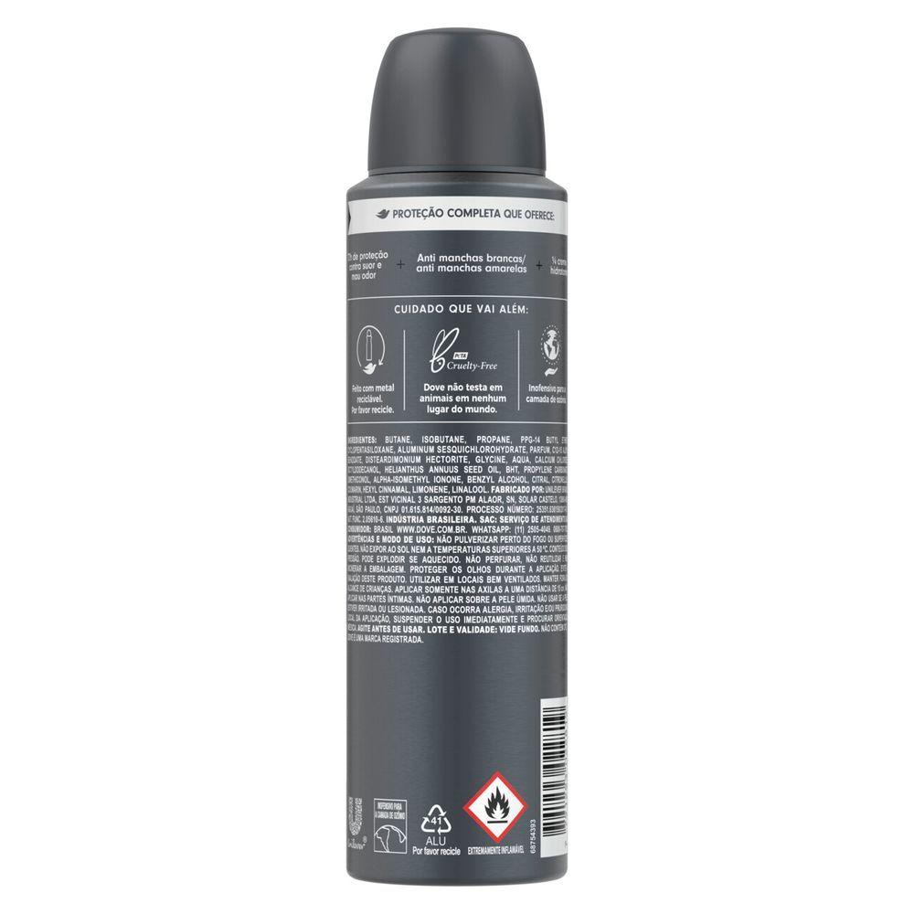 Kit 2 Desodorantes Dove Men + Care Antitranspirante Aerossol Invisible Dry 150ml