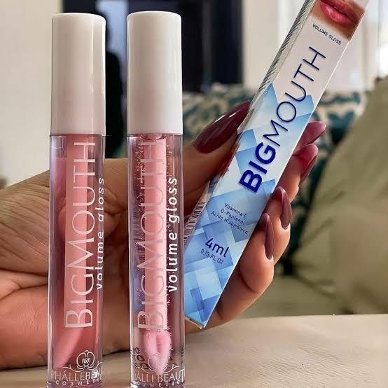 02 Big Mouth Volume Gloss Phallebeauty(rosa E Incolor)
