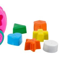 Unicórnio Educativo Pedagógico C/6 Peças De Encaixar Para Desenvolvimento Infantil - Inmetro