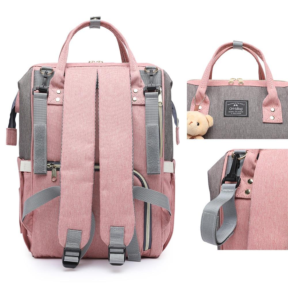 Bolsa Maternidade Oh My Bag Grande Resistente Material Reforçado Ursinho 17L