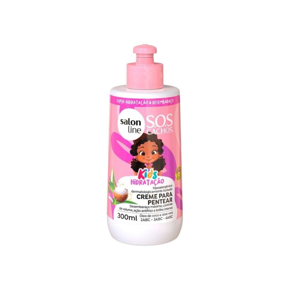 Creme Para Pentear Infantil Salon Line Sos Kids 300ml