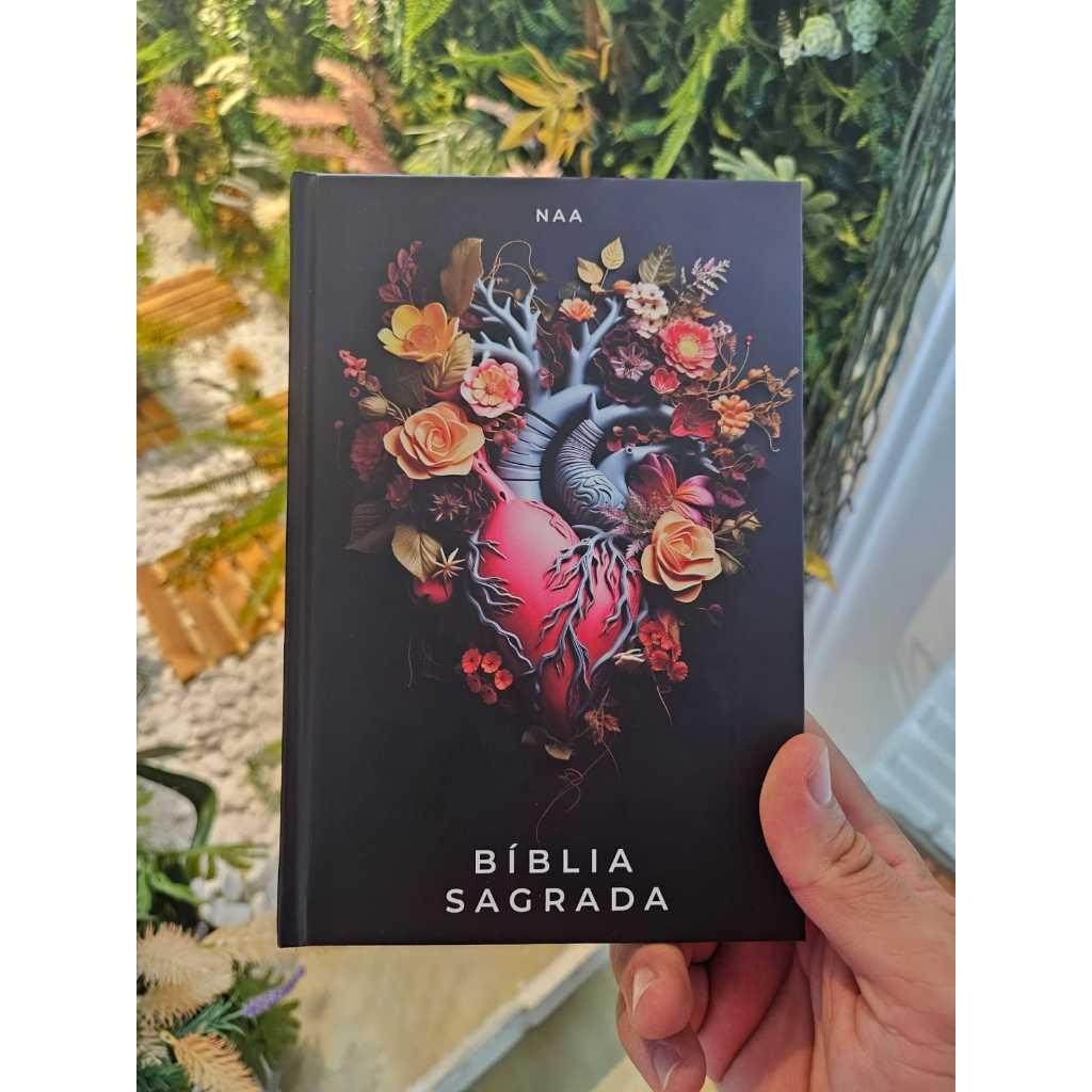 Bíblia Sagrada Nova Almeida Atualizada Capa Dura Coração Puro