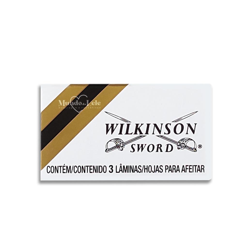 Lâmina Aço Wilkinson Barbear 1 Cartela Inteira Com 60 Unidades