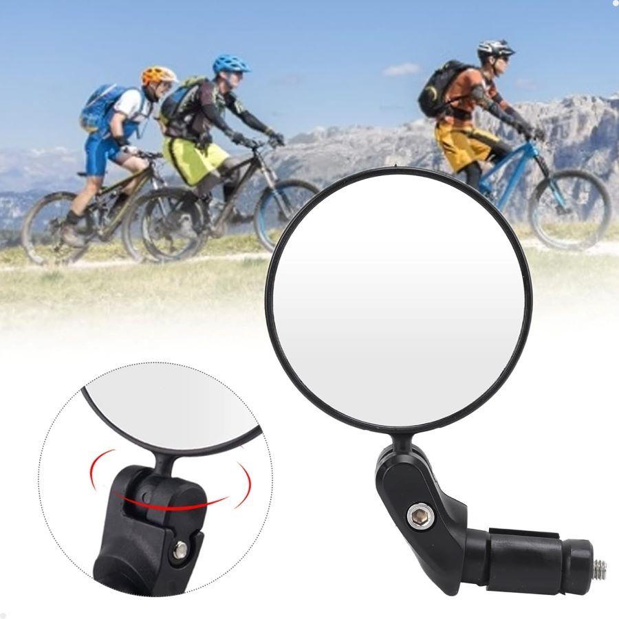 Kit 2 Peças Espelho Retrovisor Giratório 360 Lorben Bike Guidão Bicicleta Articulado Segurança