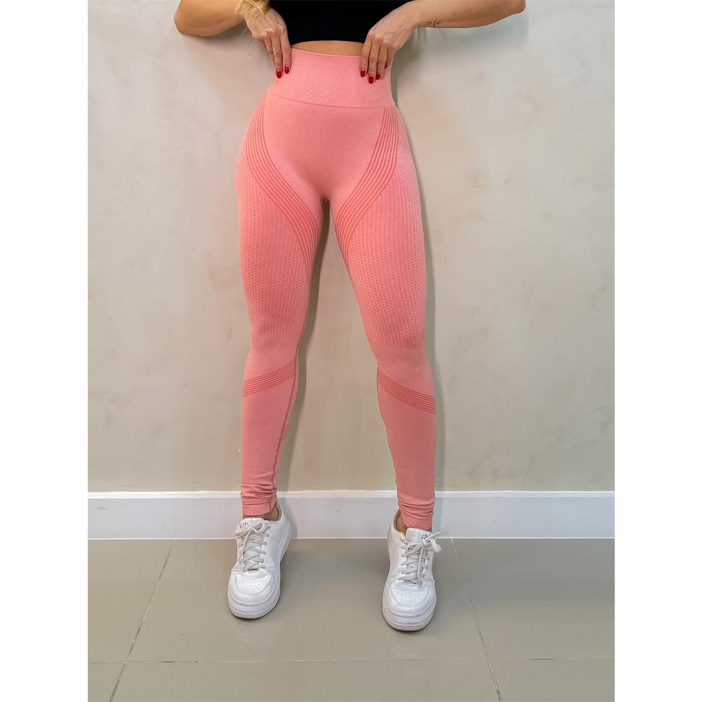 Calça Legging Feminina Academia Fitness Empina Bumbum Poliamida Elástica 3RD Sd836