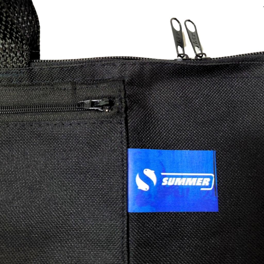 Bolsa Porta Vara De Pesca Liso Preto - Vários Tamanhos