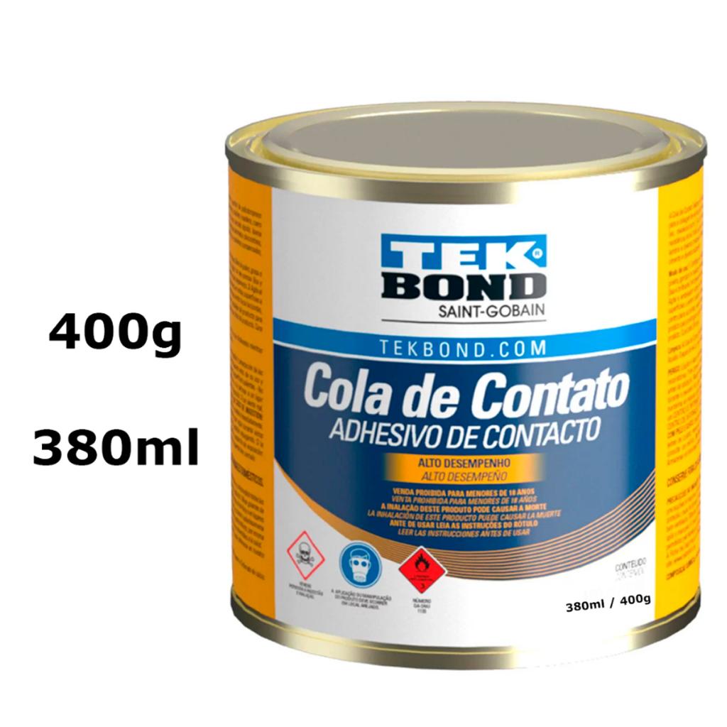 Adesivo Cola De Contato Vários Tamanhos Para Fixar Colar Madeira Couro Plástico Sapato - Tekbond