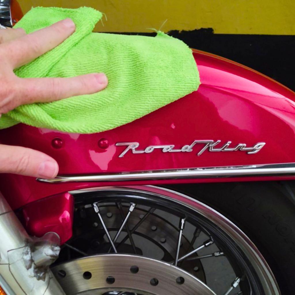 Kit Completo Lavagem De Moto Tok Final Moto-v Pneu Pretinho