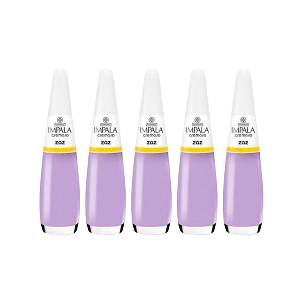 Kit Esmalte Impala Cremoso Zaz (5 Unidades)