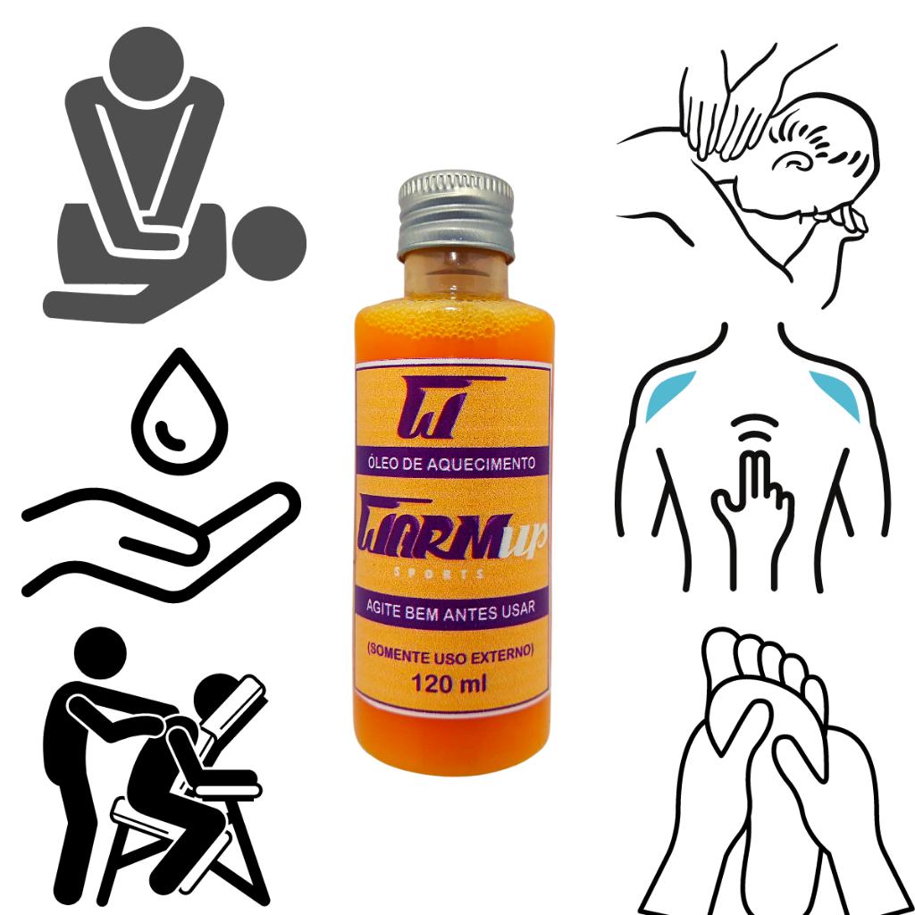 Óleo Tailandes Para Massagem Relaxante Corporal Muaythai Esportes Lutas Aquecimento Corpo