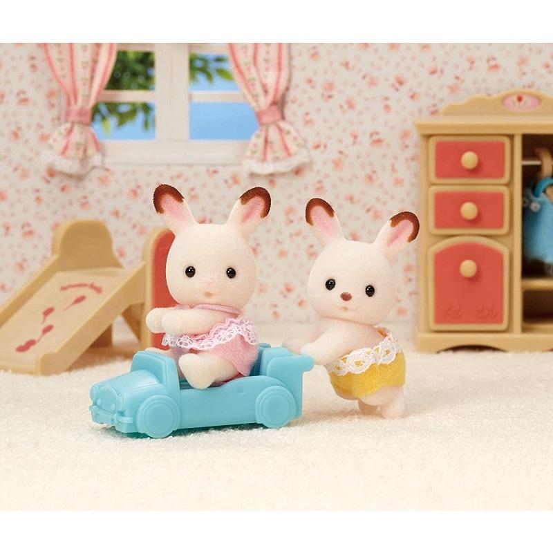 Sylvanian Families Gêmeos Coelho Chocolate - Epoch