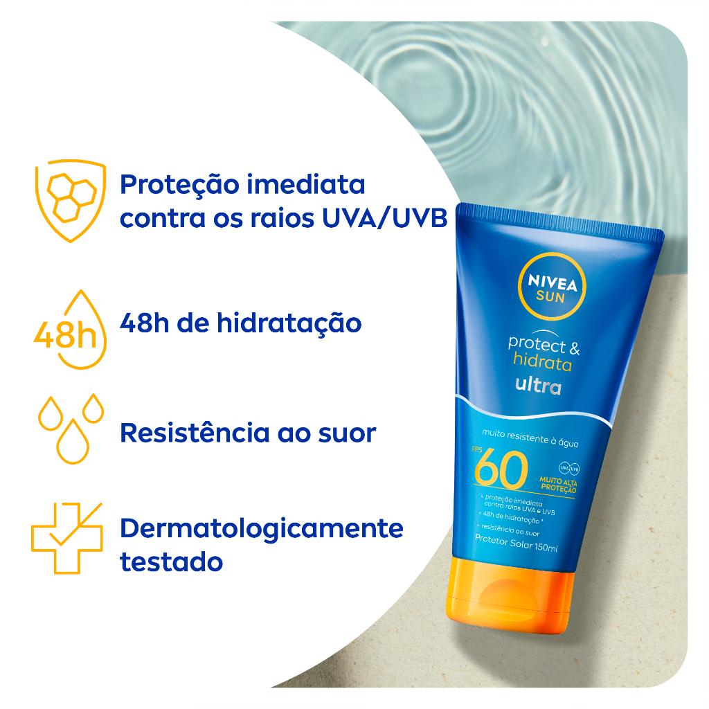 Nivea Sun Protetor Solar Protect Hidrata ULTRA FPS 60 150ml