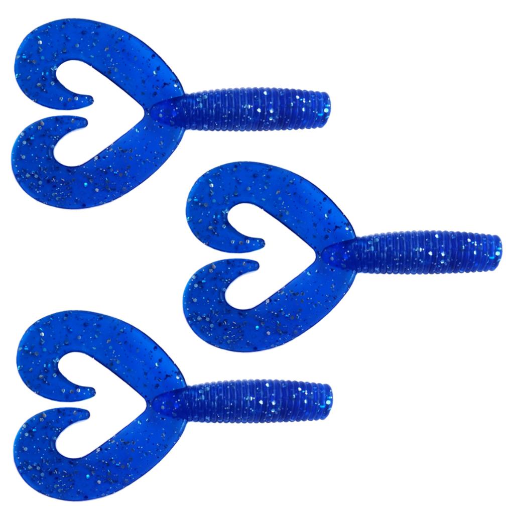 Isca Soft Artificial Matadeira Grub Duplo Para Traíra Cart.3pç