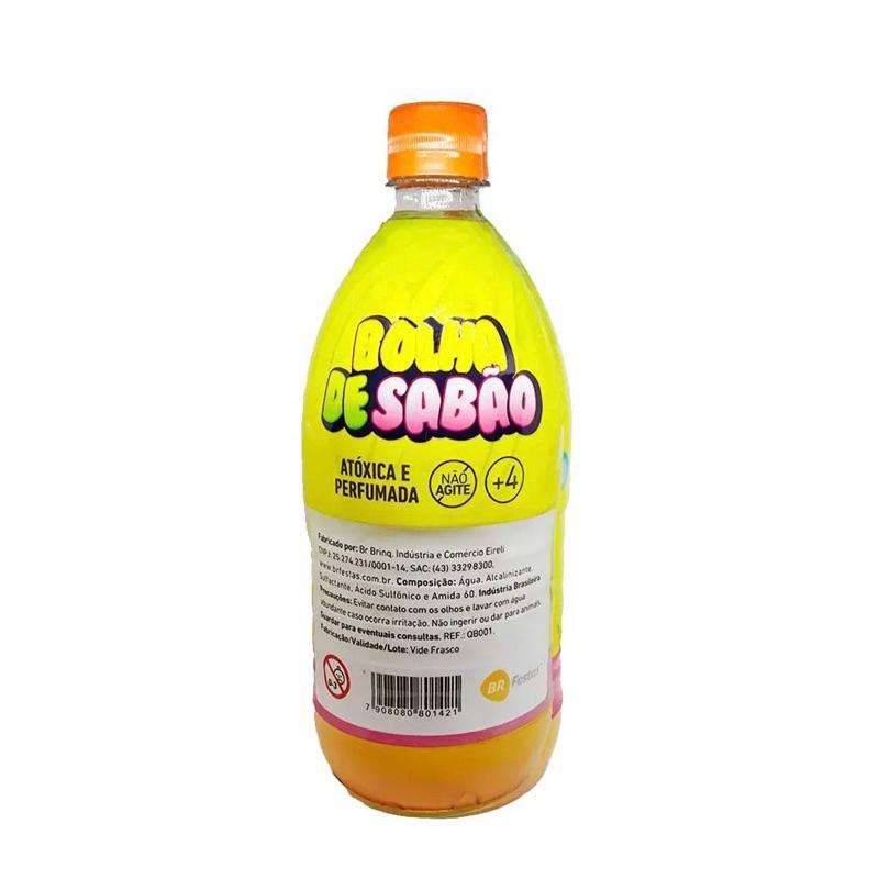 1 4 Refil Liquido Bubble Para Maquina De Fazer Bolhas De Sabão 1L Off