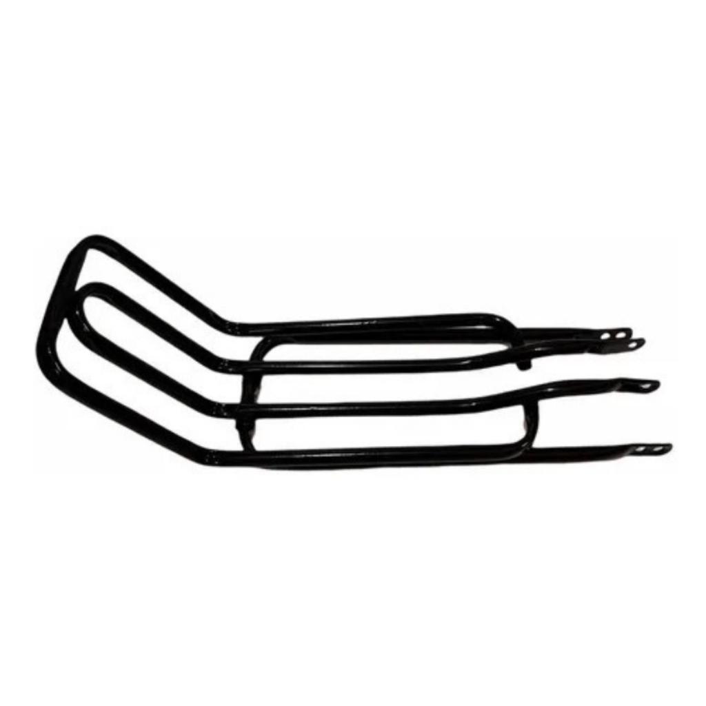 Bagageiro Garupa Articulado Rabetão Resistente Para Bike Aro 26 24 20 Articulado Preto/Cromado