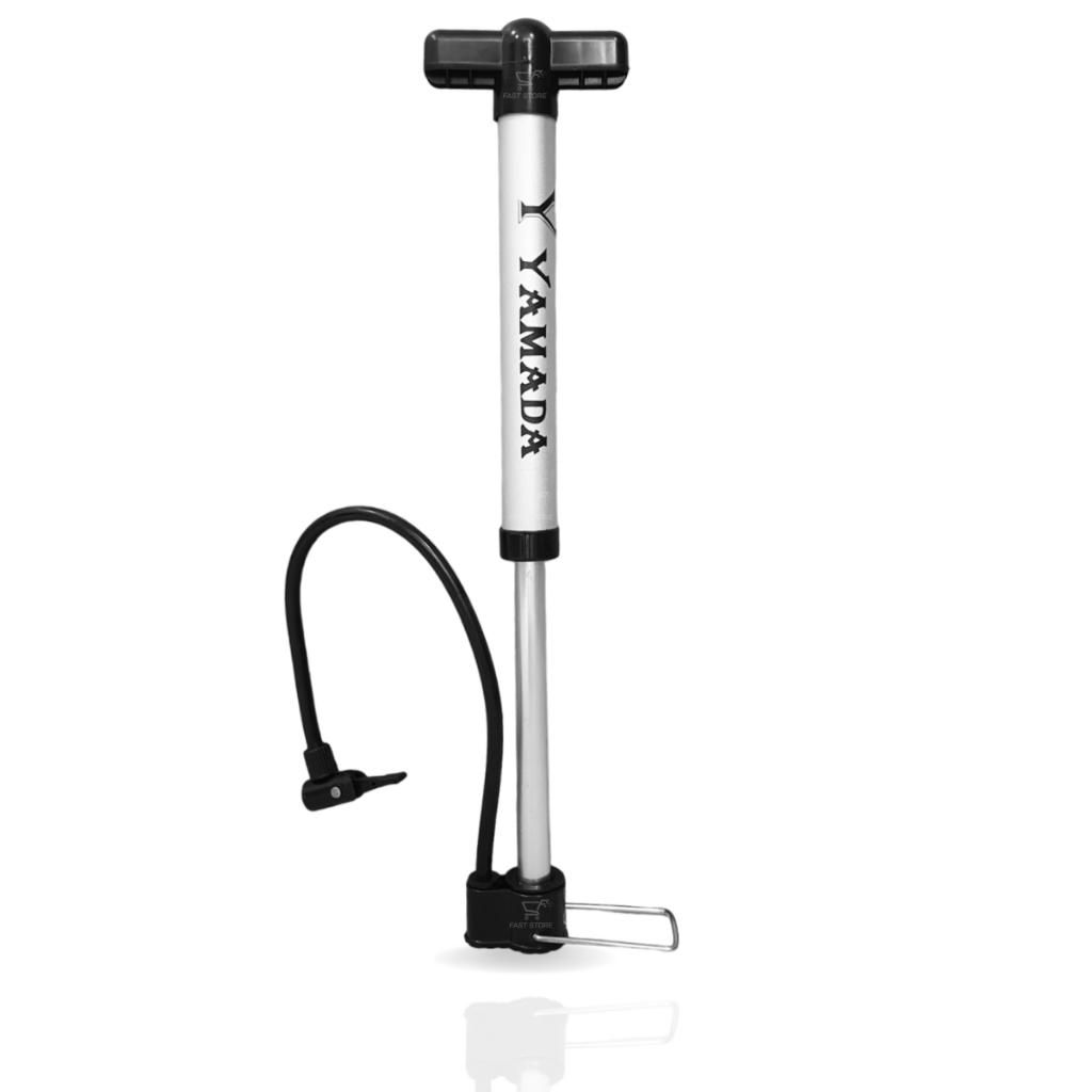 Bomba De Encher Pneu De Bike Alumínio 30cm De Chão Yamada Mtb Speed Resistente