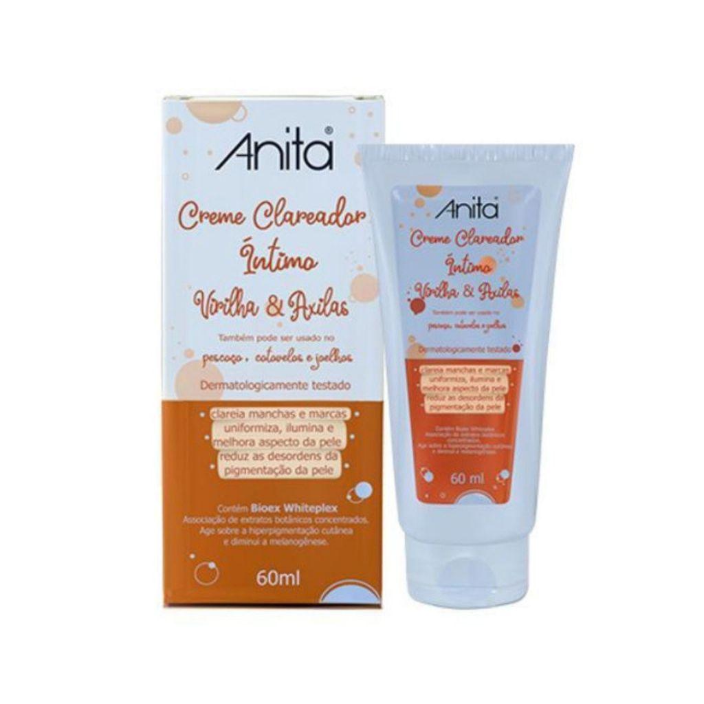 Creme Intimo Anita Clareador Para Virilha E Axila 60ml