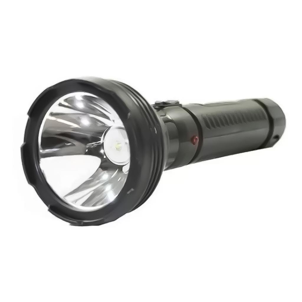 Lanterna 3w LED Recarregável Bivolt Luz Branca Uso Viagens Camping Sos Clareia Potente