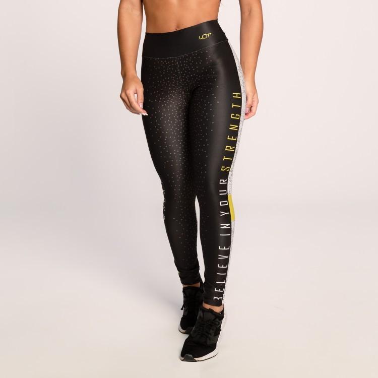 Conjunto Fitness Academia Suplex Estampado Feminino Cropped E Calça Believe