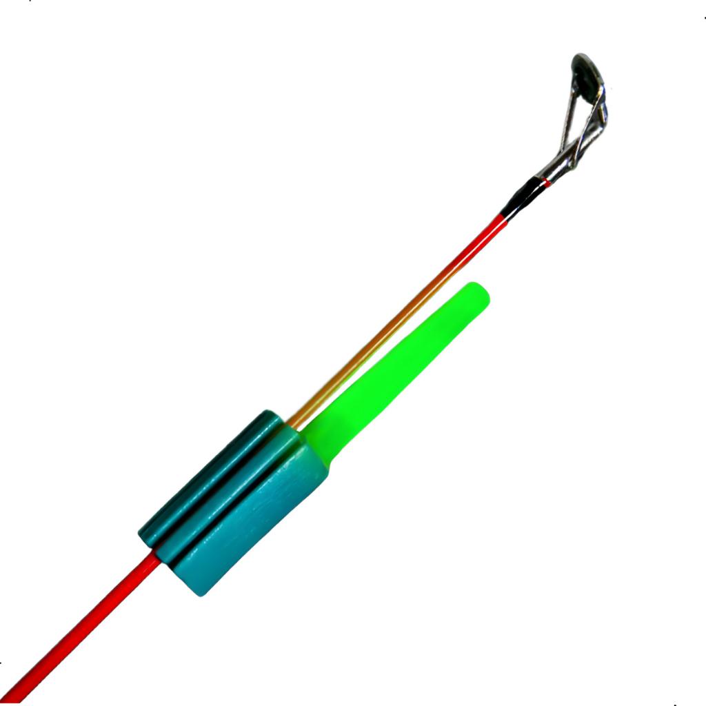 Ponteira De Vara Luminoso LED Pesca Noturna Starled Com Bateria Garra Peixe