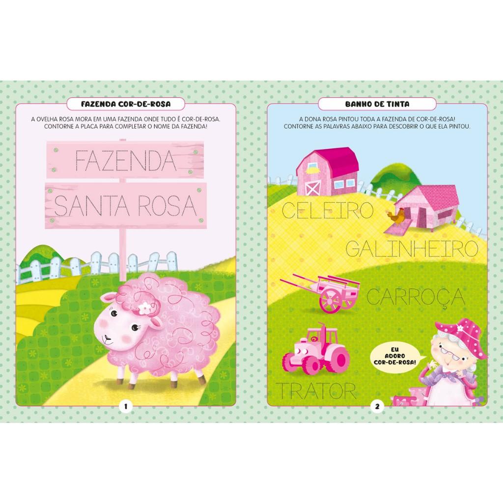 Livro - A Ovelha Rosa E Seus Amigos - Diversão Na Fazenda