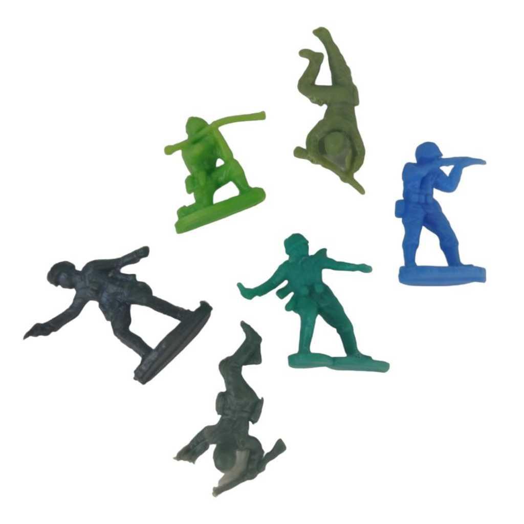 20 Soldado Soldadinho Exercito Marinha Militar Brinquedo Boneco Lembrancinha Kit Festa Aniversario