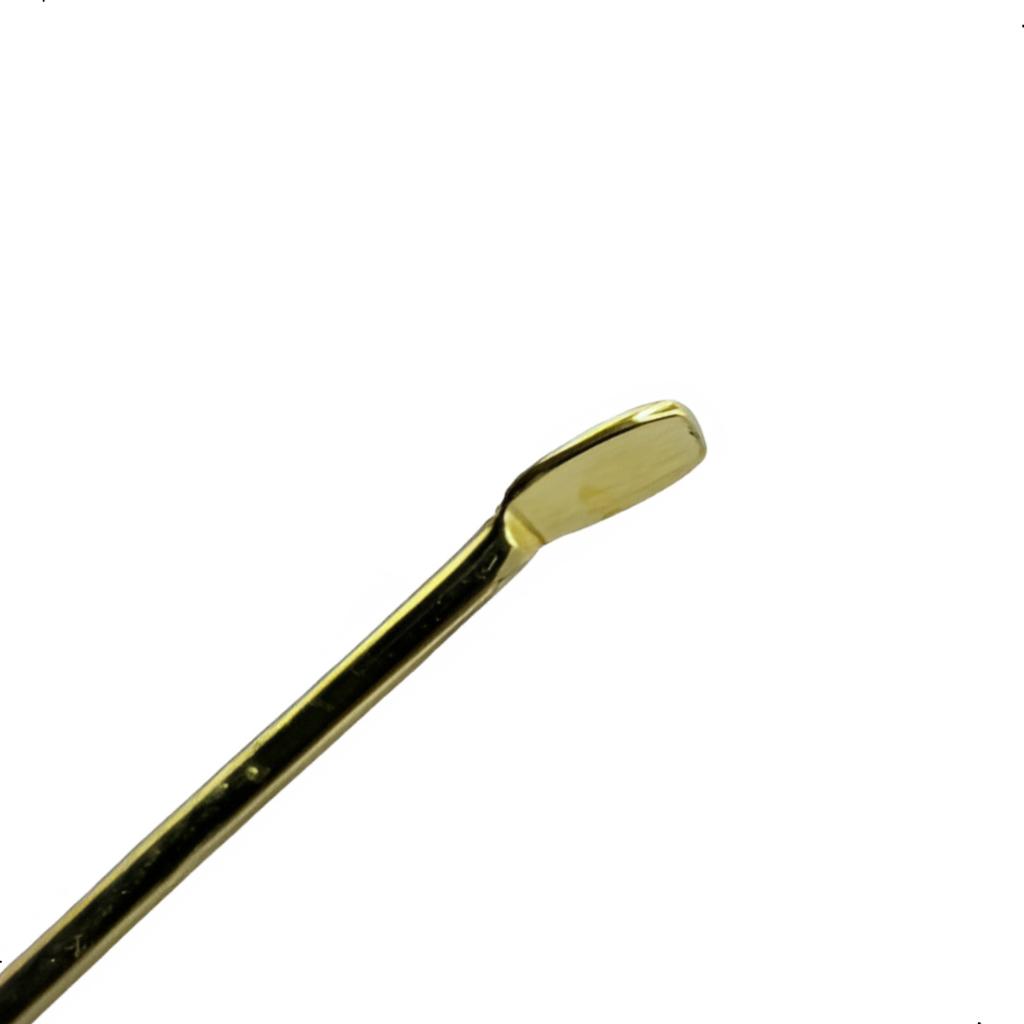 Anzol Chapinha Crystal Gold Sem Furo Pesca Cartela 15pçs - Vários Tamanhos