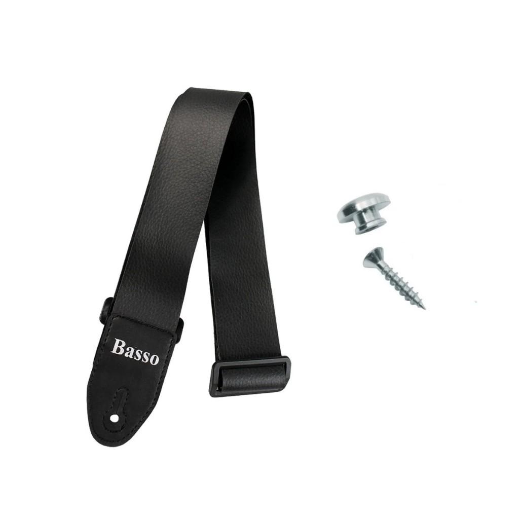 Correia P/Violão Guitarra E Contra Baixo Basso NY01 + Roldana