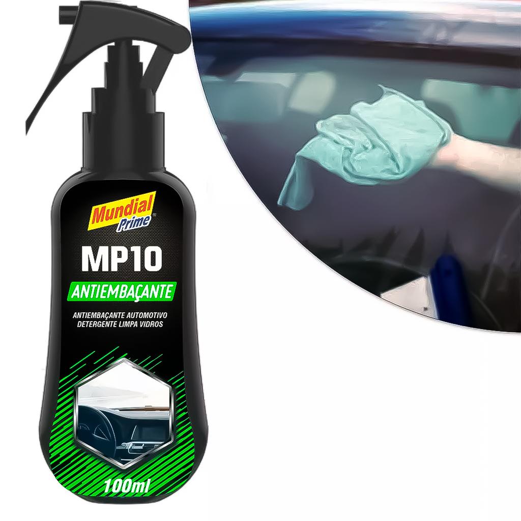 Antiembaçante Spray MP10 Automotivo Para Parabrisa Carro Moto Viseira Capacete Celular Geral 100ml