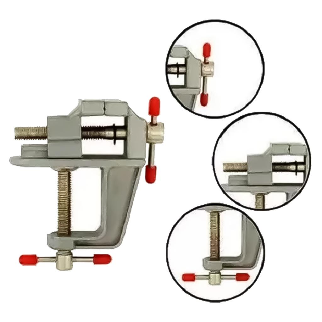 Mini Morsa De Bancada Torno Mesa Portátil Profissional Fixa Peça Serralheira Marcenaria Profissional
