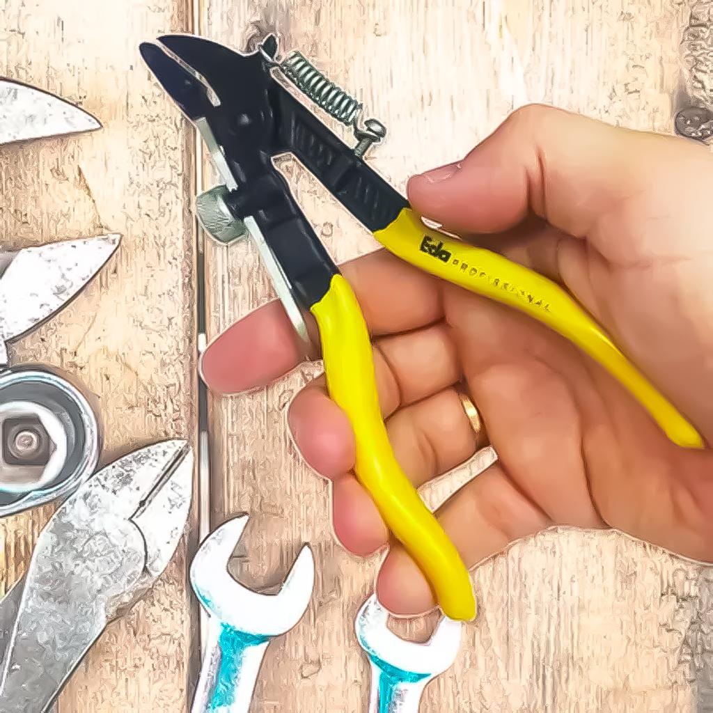 Alicate Para Trava De Serrote 7 Eda Profissional Original Compacto E Portátil Aço