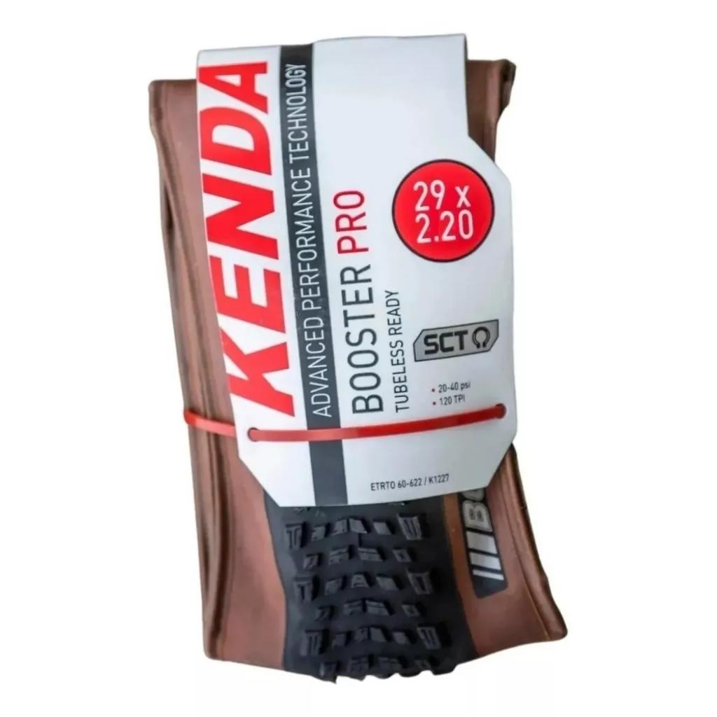 Pneu Kenda Booster PRO 29 X 2.20 Sct Faixa Marrom 120tpi Cor Preto/marrom