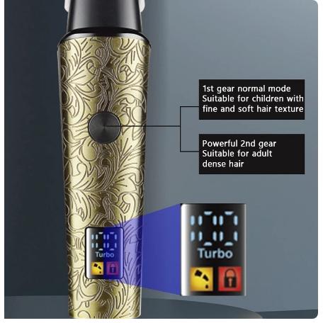 Máquina De Cabelo Profissional Recarregável Kemei Km