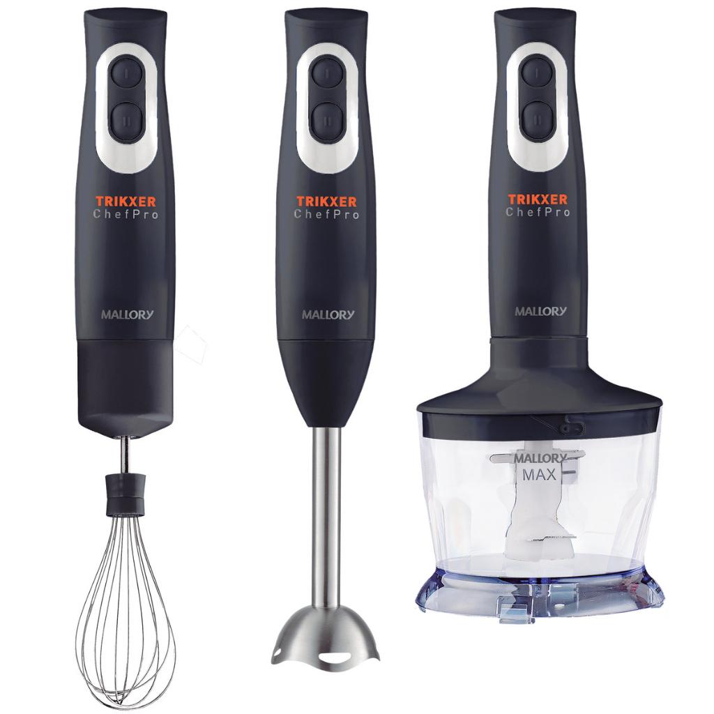 Mixer E Processador 3 Em 1 Mallory Trikxer 500w Inox