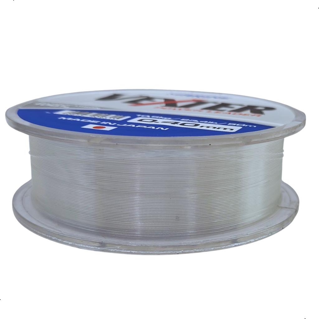 Linha De Pesca Fluorocarbon Vexter Power Leader Marine Sports 50 Metros