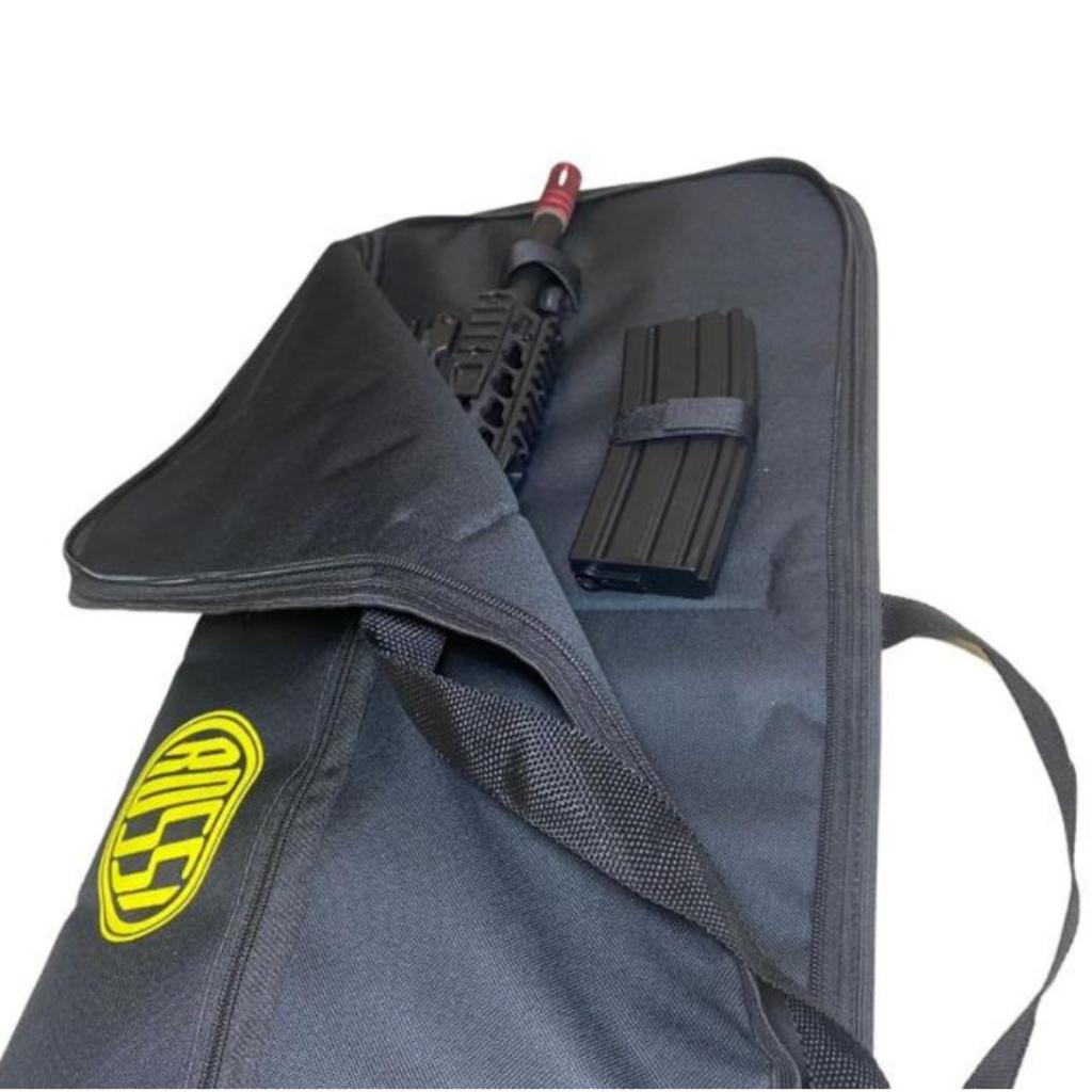 Capa Case 90x32 Acolchoada Rossi Preto Rss050 Logo Amarela