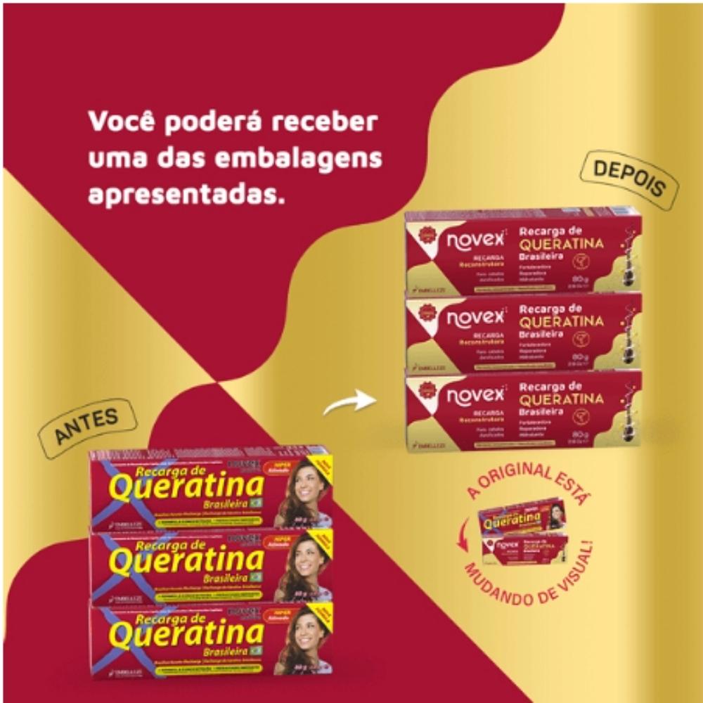 Recarga De Queratina Novex Embelleze 80G