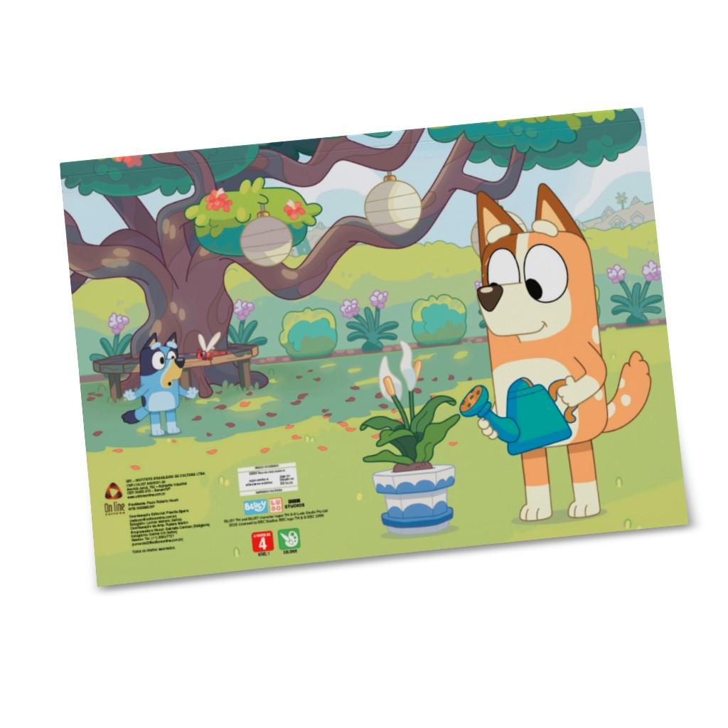 Bluey Prancheta Para Colorir Com 1.500 Adesivos
