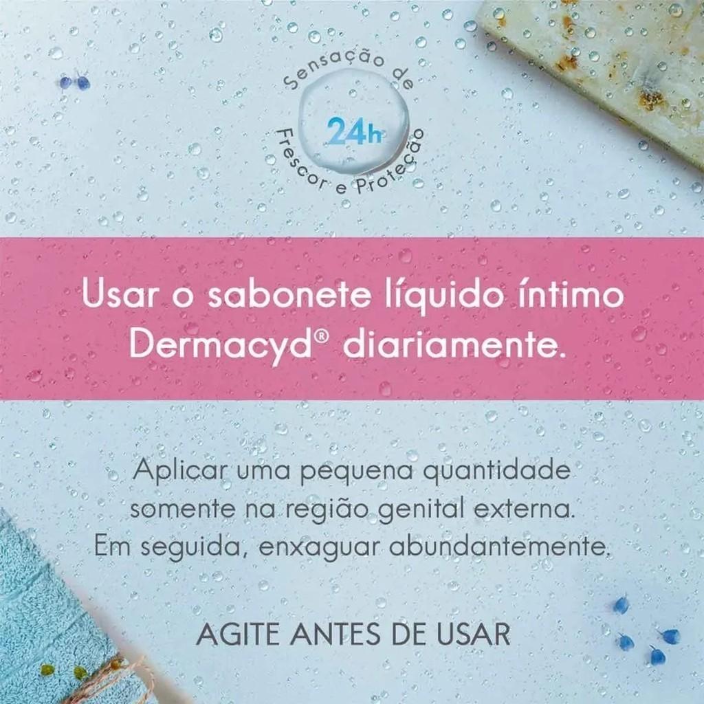 Kit Sabonete Liquido Dermacyd Femina Floral 200ml + 100ml