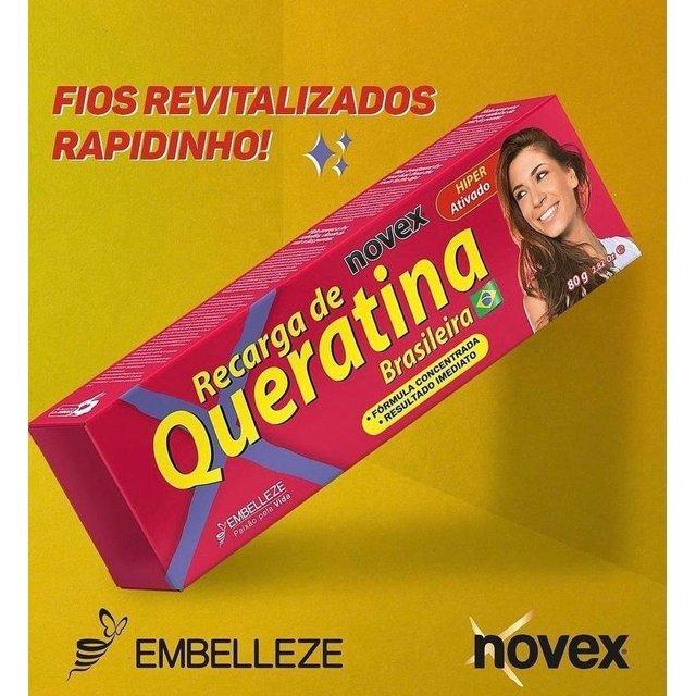 Novex Recarga De Queratina Brasileira 80g