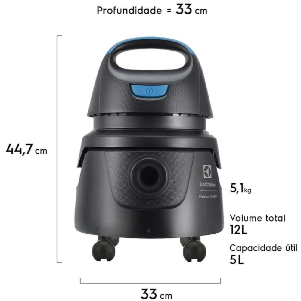 Aspirador De Pó E Água Electrolux Awd01 1250w Com Filtro E Capacidade De 5 Litros