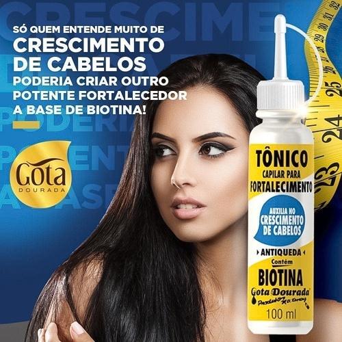 Tônico Capilar Gota Dourada Fortalecimento Dos Cabelos - 1 Unidade