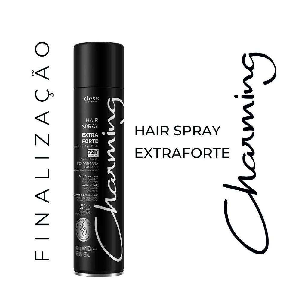 Fixador Hair Spray Cless Charming Extra Forte - 400ml