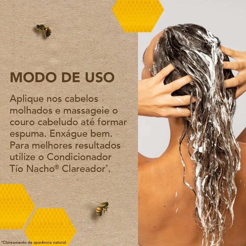 Shampoo Antiqueda Clareador Tio Nacho 415ml