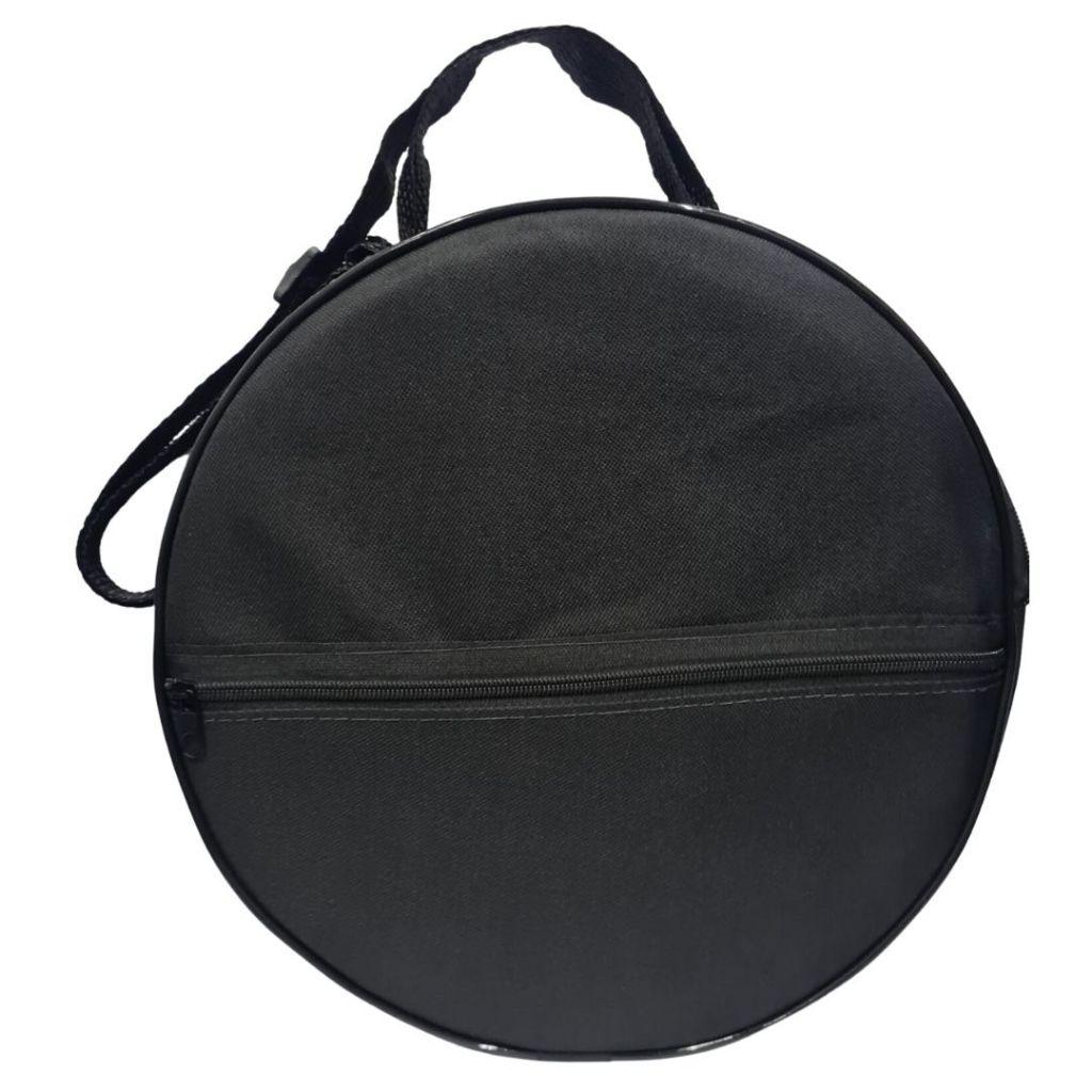 Capa Bag Bolsa Para Pandeiro Polegadas Luxo Extra Preta