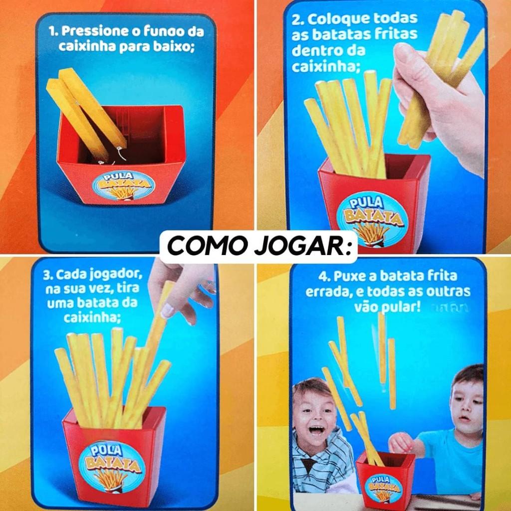 Jogo Pula Batata Art Brink Jogo Infantil Batatinha Brinquedo Criança