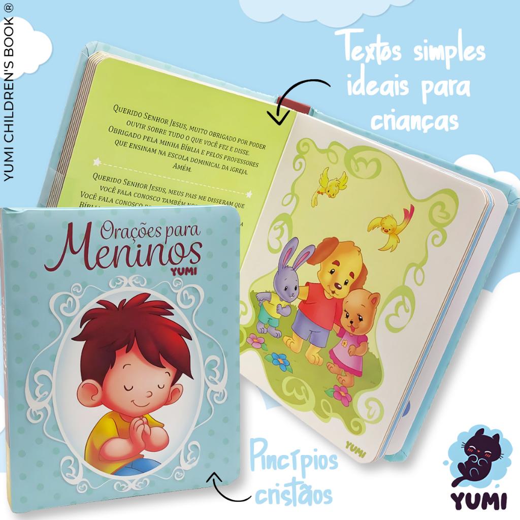 Livro Infantil Orações Bíblia Para Crianças + De 30 Orações E Ensinamentos Para A Vida